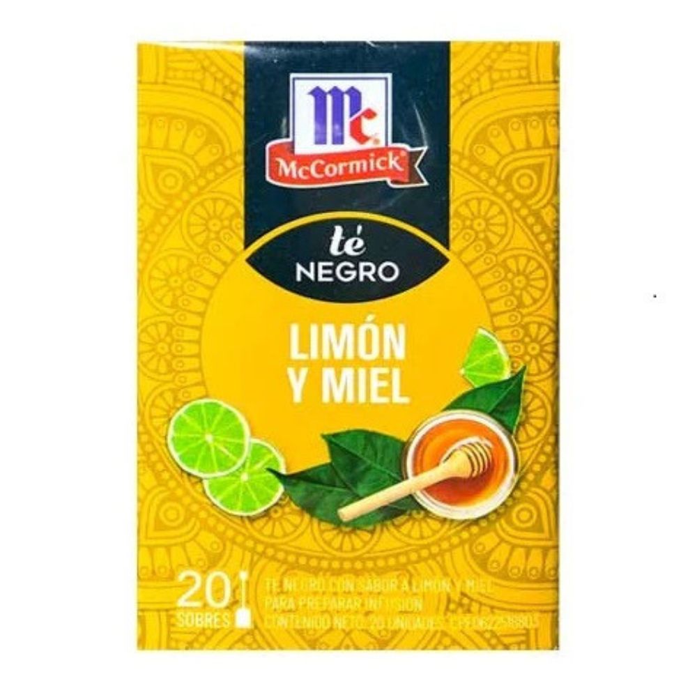 McCormick Infusión De Té negro al Limón y Miel 20 Und