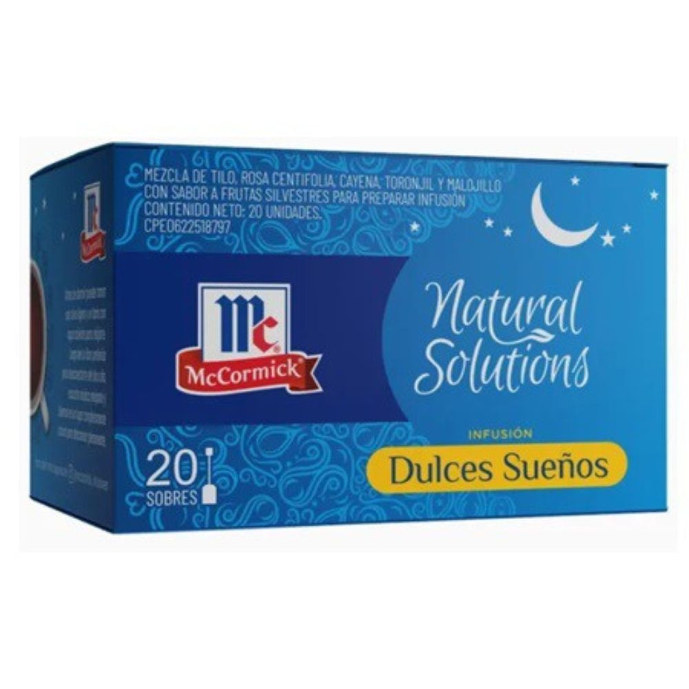 McCormick Infusión De Té Dulces Sueños Natural Solutions 20 Und