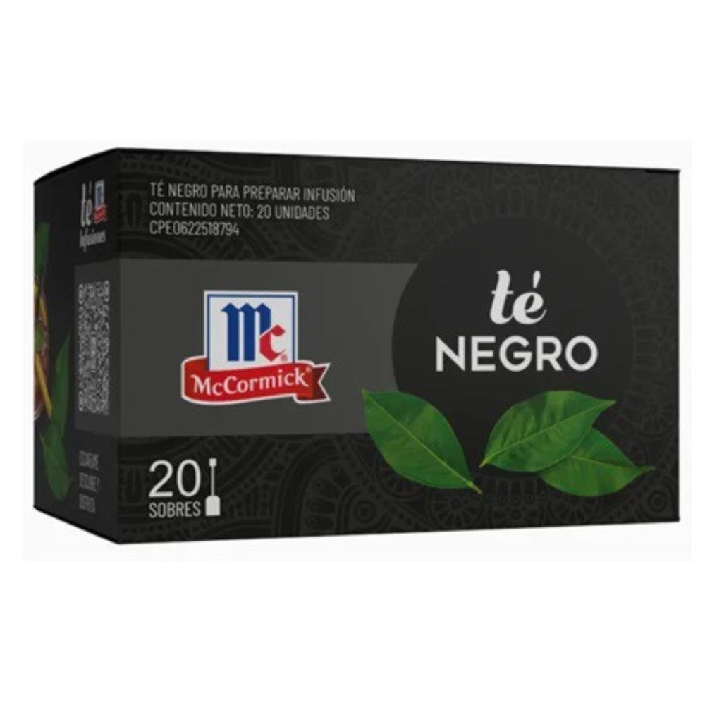 McCormick Infusión De Té Negro 20 Und