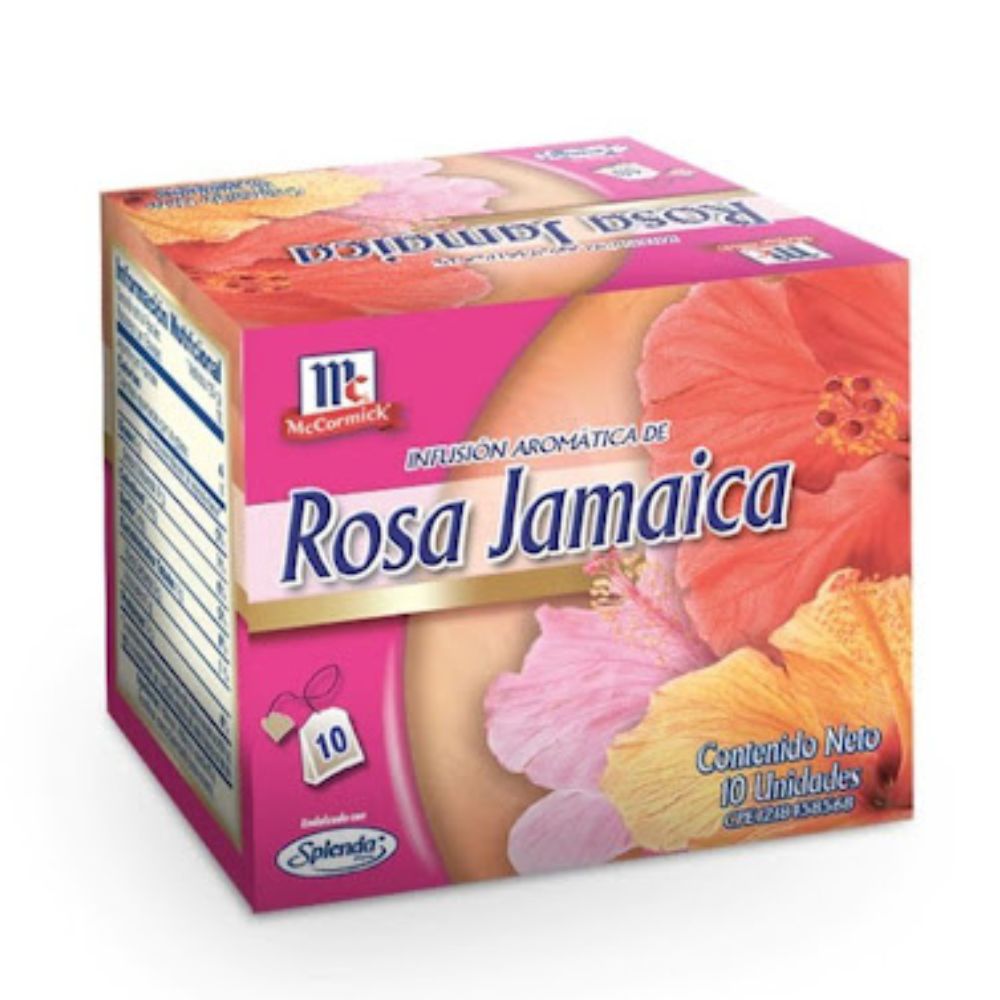 McCormick Infusión De Té Rosa Jamaica 10 Und