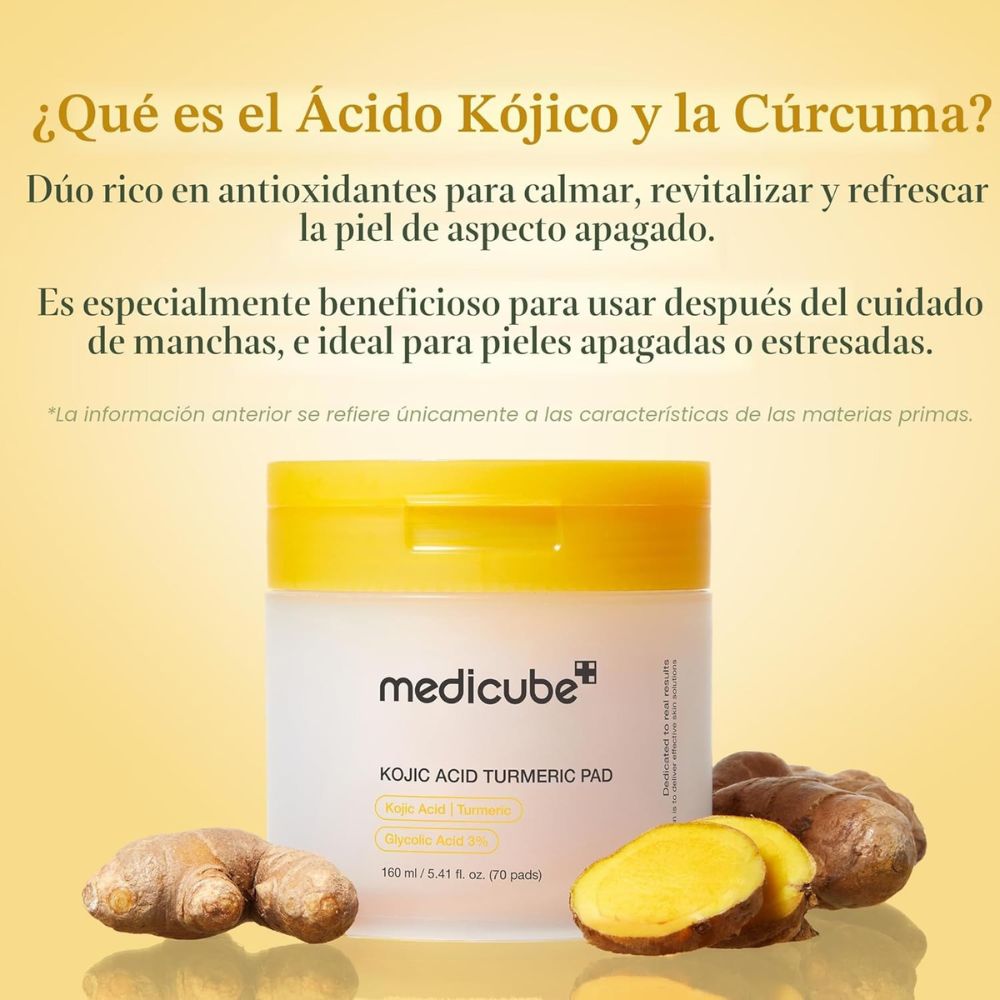 Medicube Kojic Acid Turmeric Pad 160ml