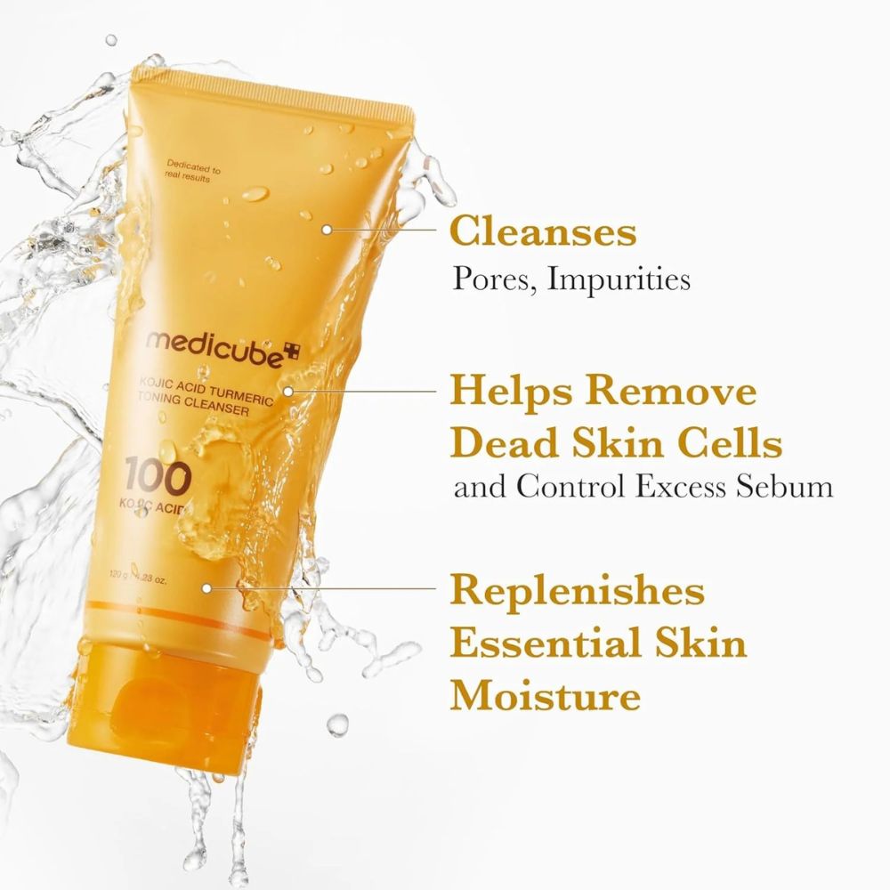 Medicube Kojic Acid Turmeric Toning Cleanser 100 120gr