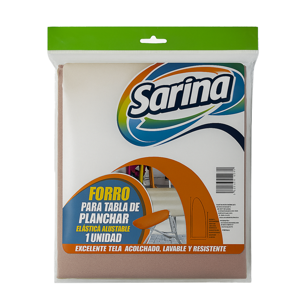 Forro Para Tabla De Planchar Sarina 1.22m x .046m Color Rosado