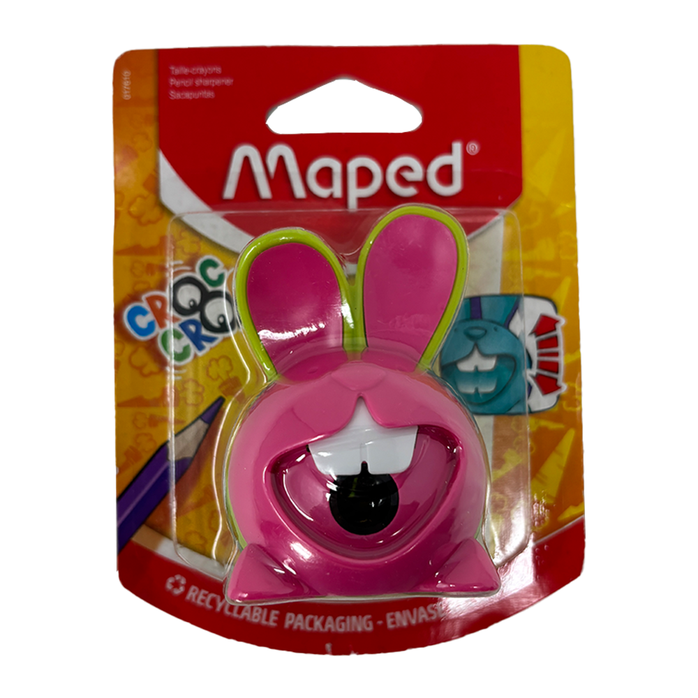 Maped Sacapunta Croc Croc Con Deposito Conejo