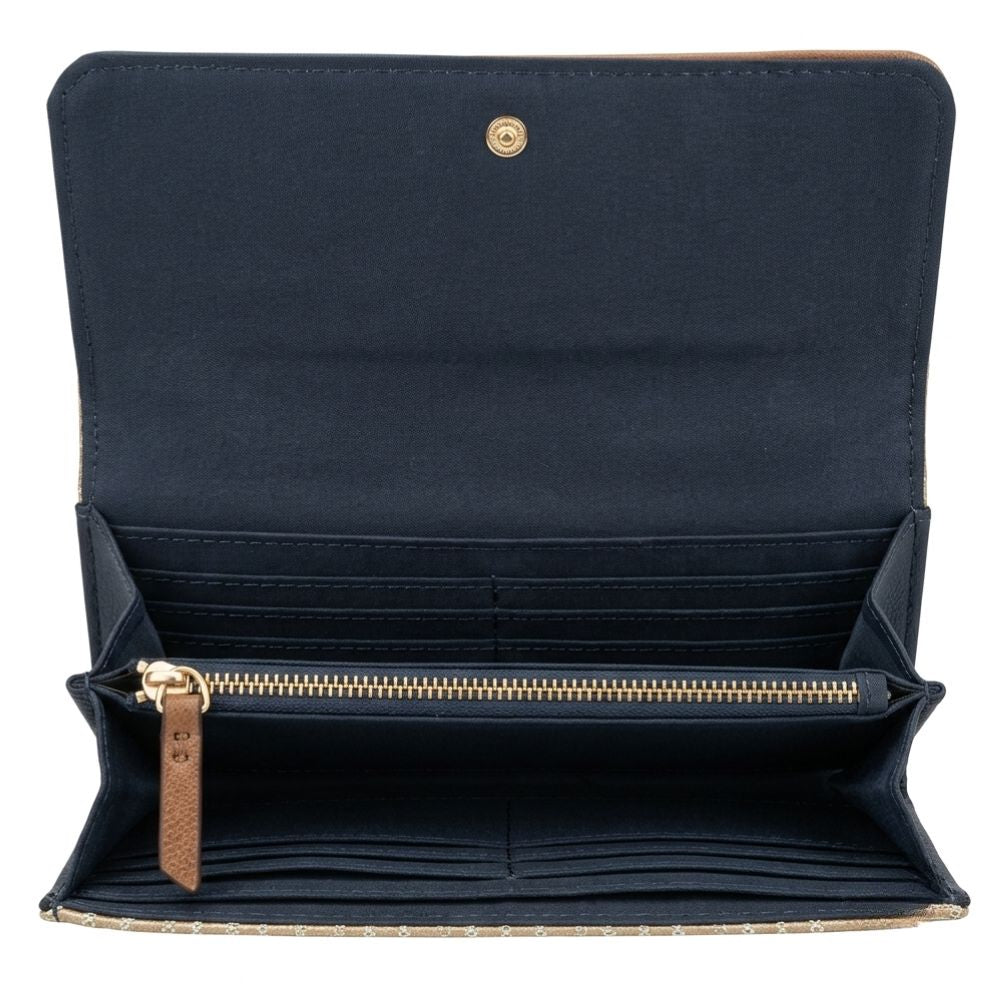 Tommy Hilfiger Monedero Monogram Gold Brown
