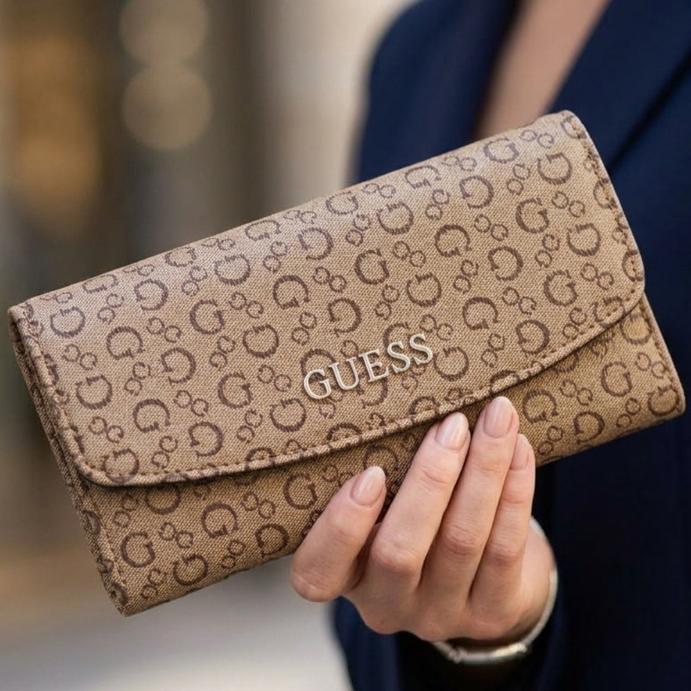 Guess Monedero Remy SLG Walnut