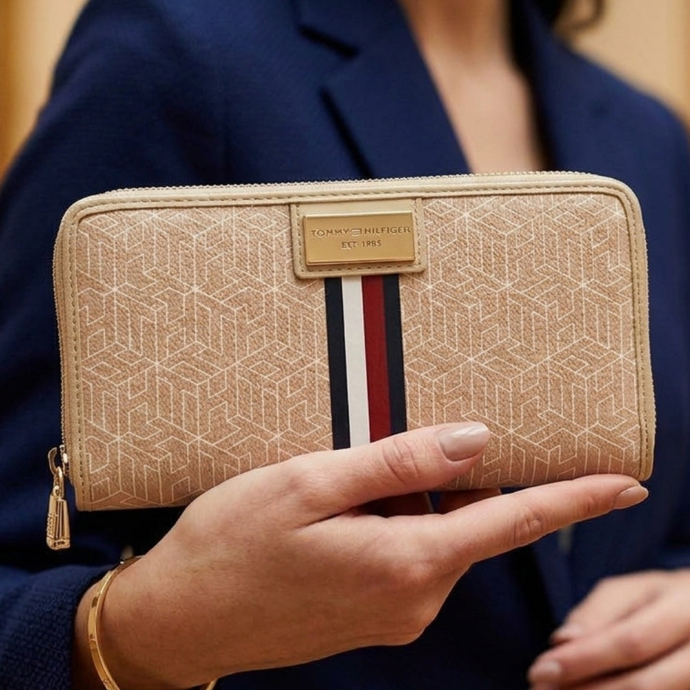 Tommy HIlfiger Monedero Monogram Zip