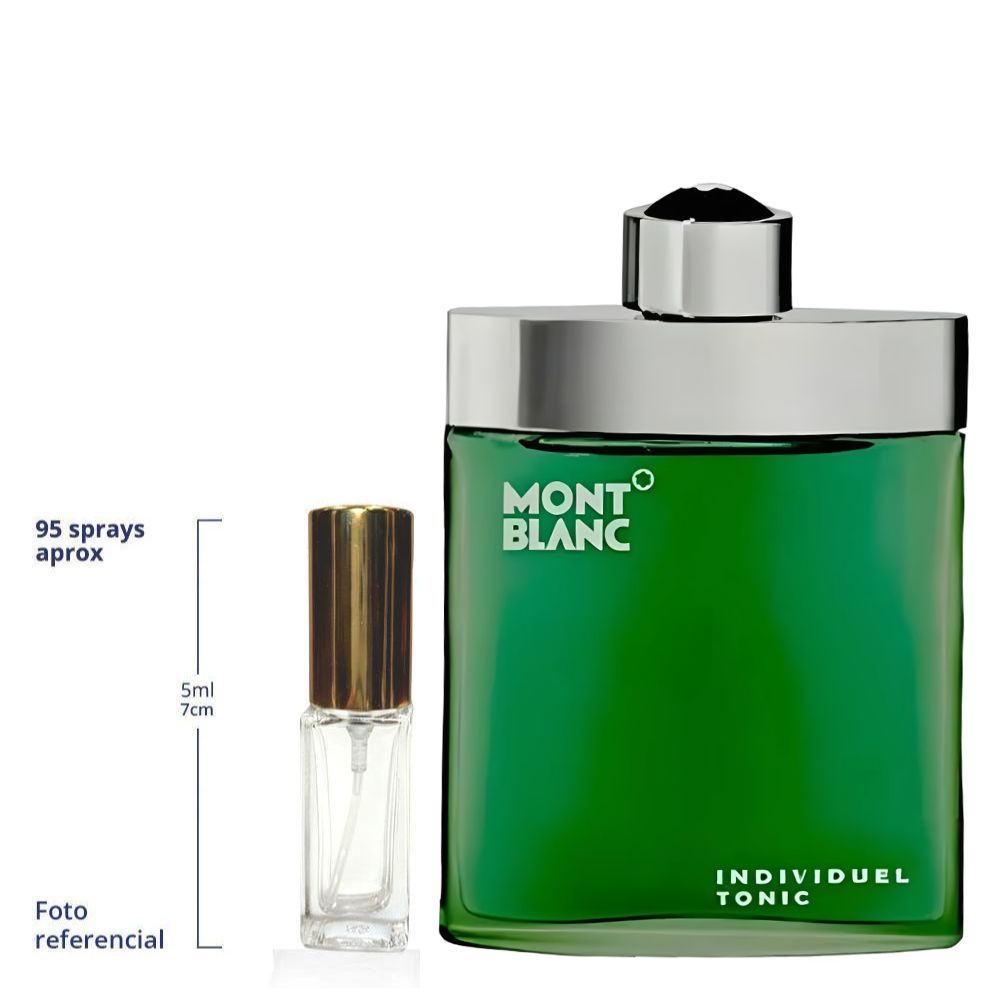 Mont Blanc Individuel Tonic Decant Travel Size Eau De Toilette For Men