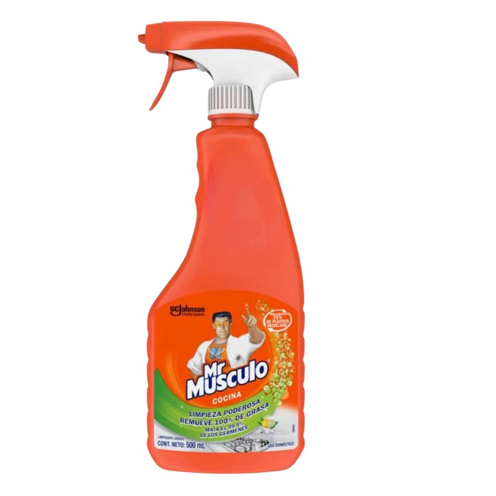Mr Musculo Limpiador Antigrasa Limón 500ml