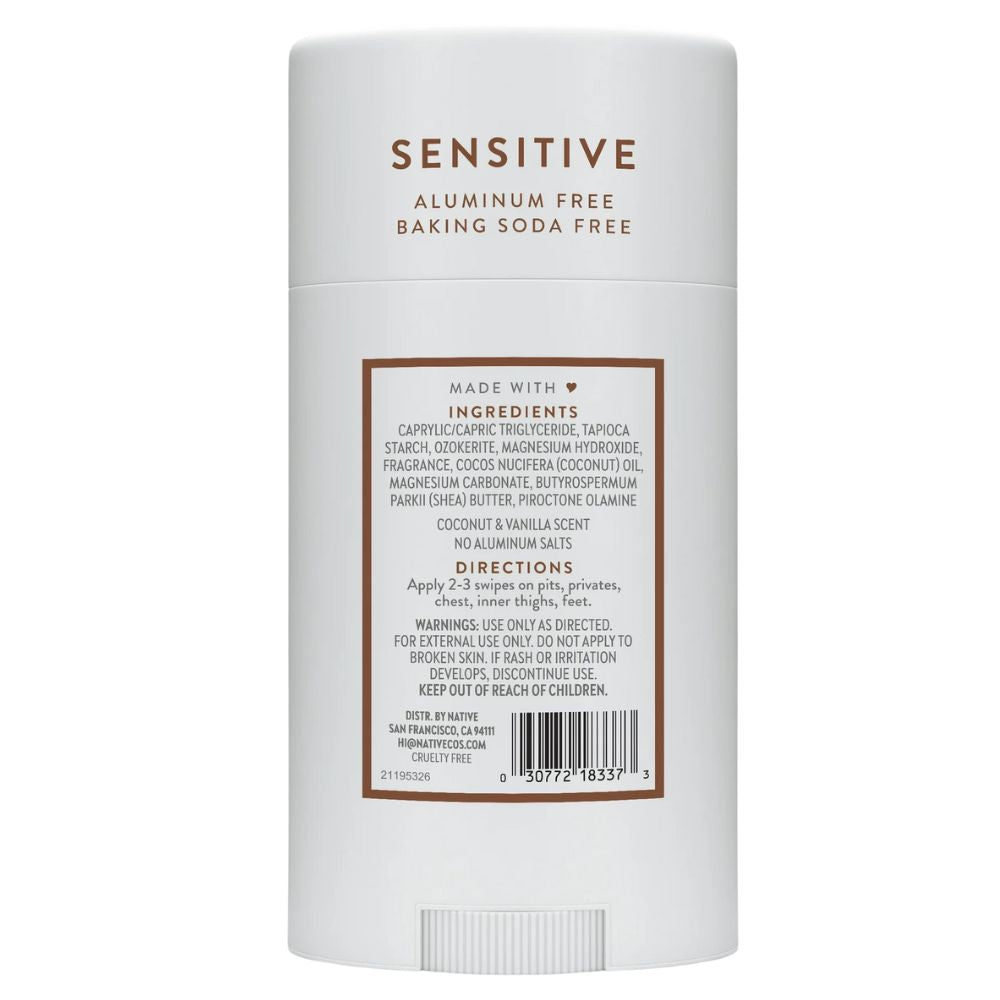Native Desodorante Sensitive Whole Body Coconut & Vanilla 68 gr