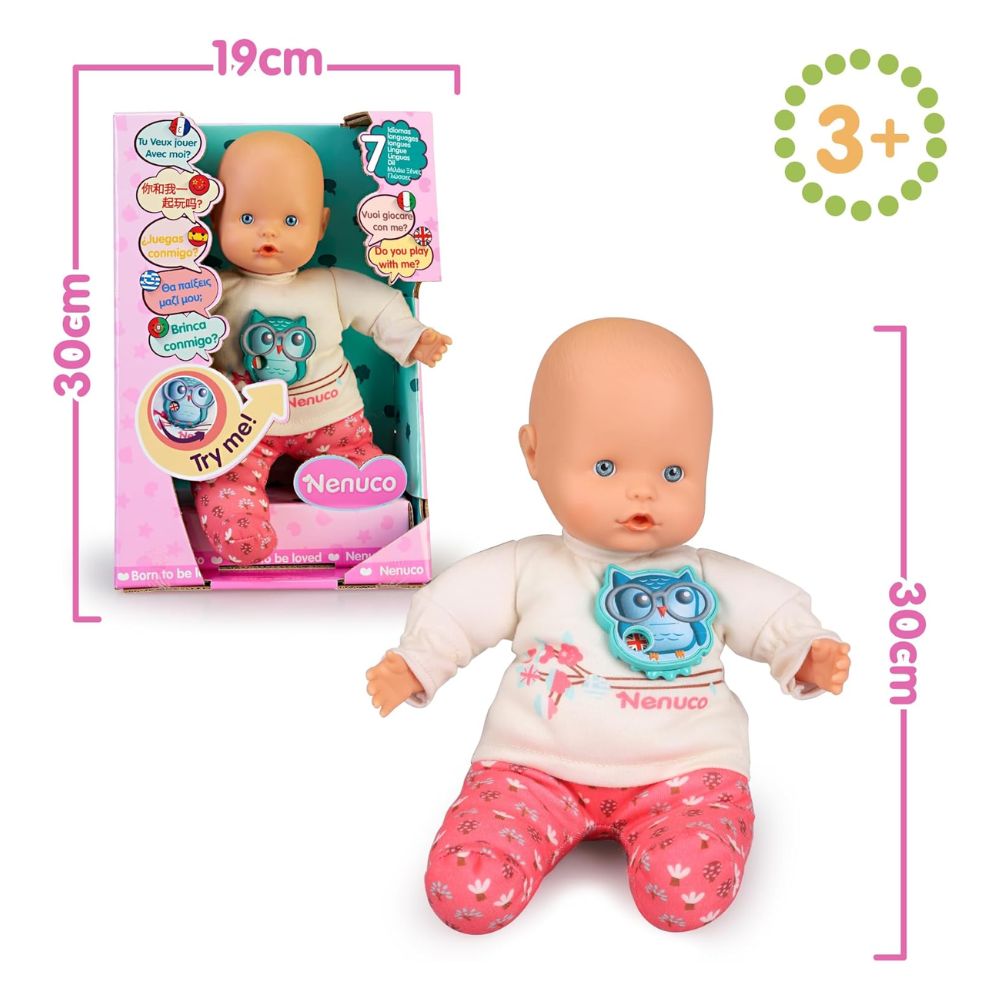 Nenuco Muñeca 7 idiomas