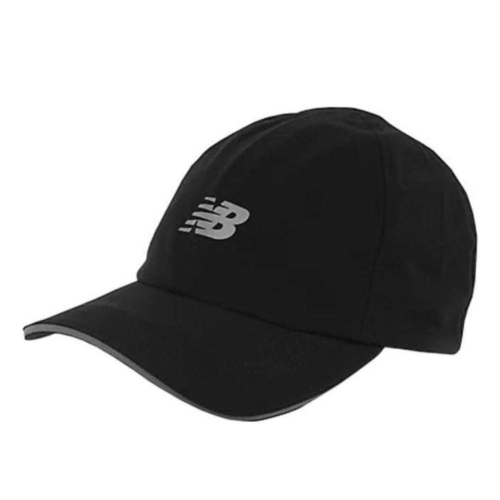 New Balance Gorra 6-Panel Performance Run Negro
