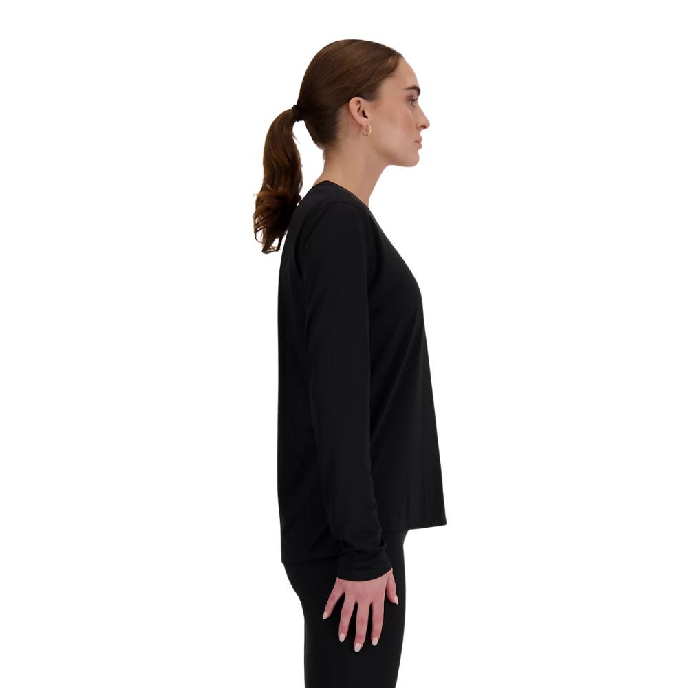 New Balance Manga Larga Sport Essentials Camiseta Para Dama