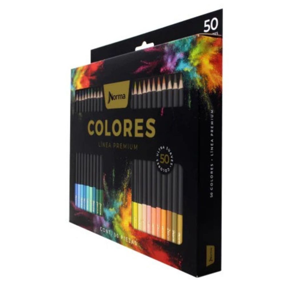 Norma Lápices De Colores Premium 50 Und