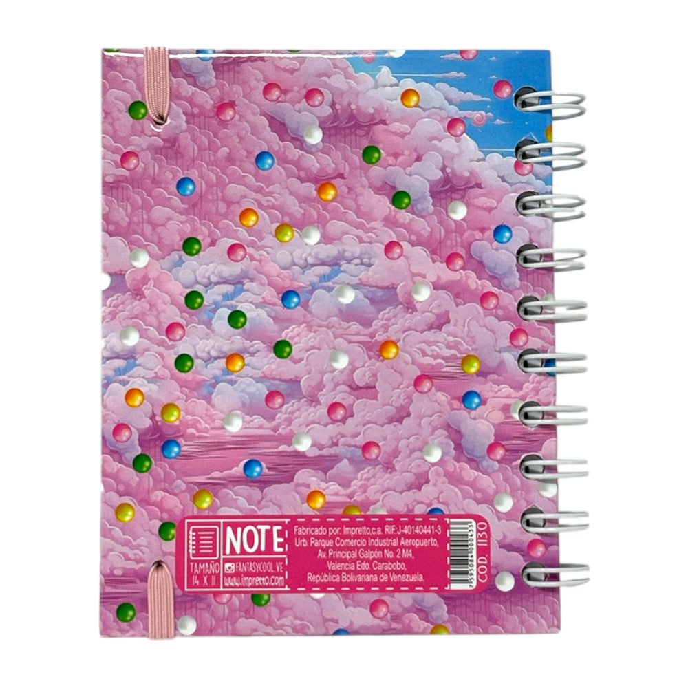 Fantasy Note Libreta Apuntes Pequeña Diseños Surtidos 80 Hojas
