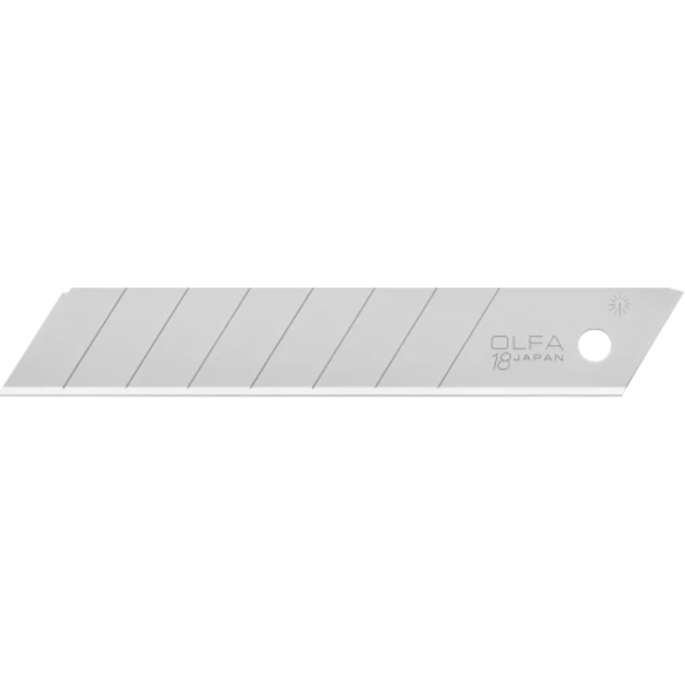 Olfa Cuchillas De Repuesto Para Exacto LB-10B de 18 mm x 10Und