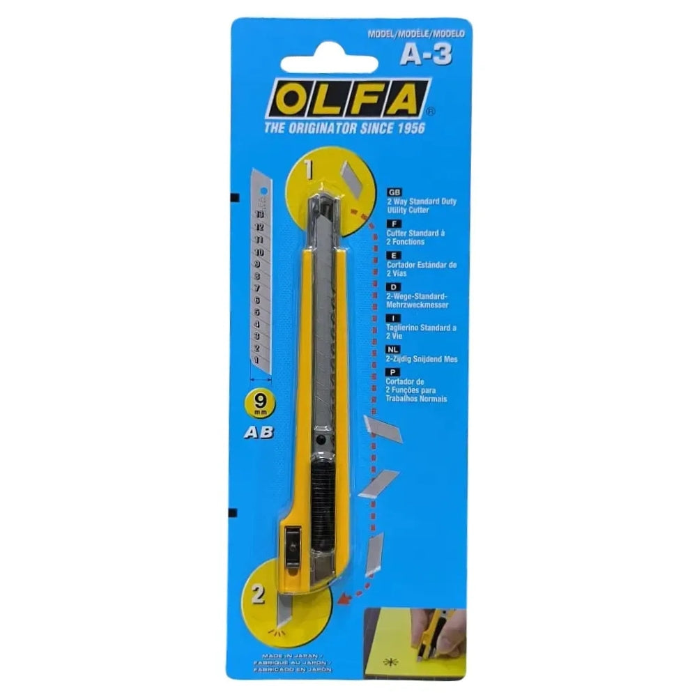 Olfa Exacto Para Gráficos Cuchilla De Dos Direcciones A-3 9mm