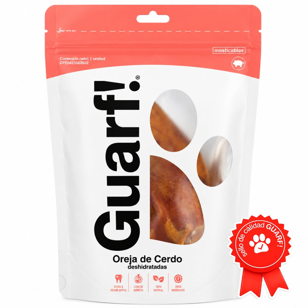 Guarf Snack Para Perros Oreja De Cerdo 1Und