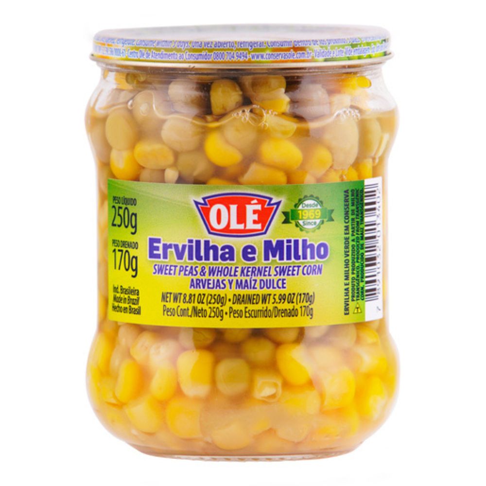 Olé Maíz Y Guisantes  250gr