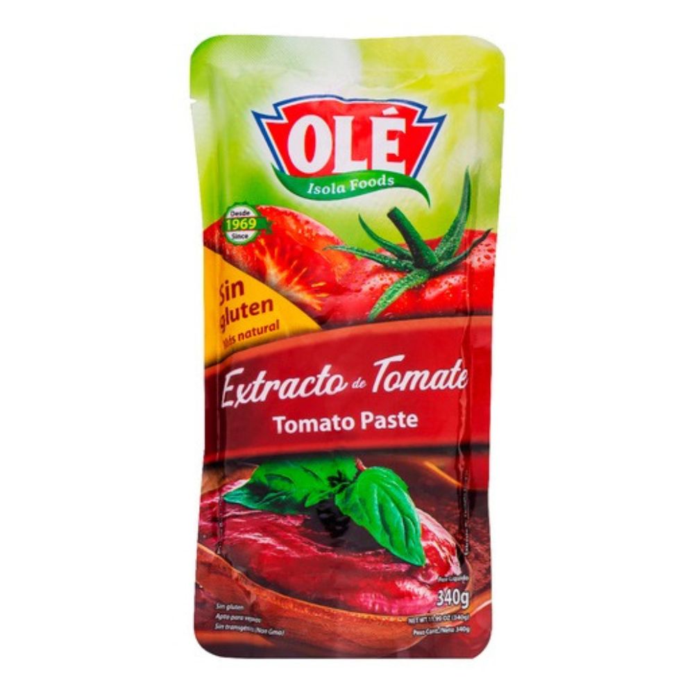 Olé Salsa Extracto De Tomate Pouch 340gr
