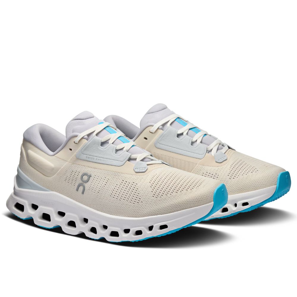 On Running Cloudstratus 3 Cream Artic Zapatos Para Damas