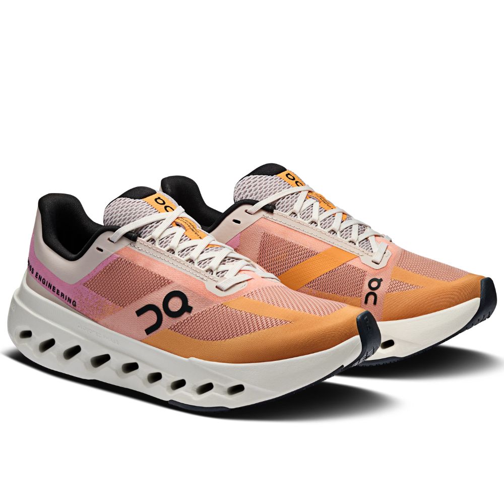 On Running Cloudsurfer Next Tangerine Ivory Zapatos Para Damas