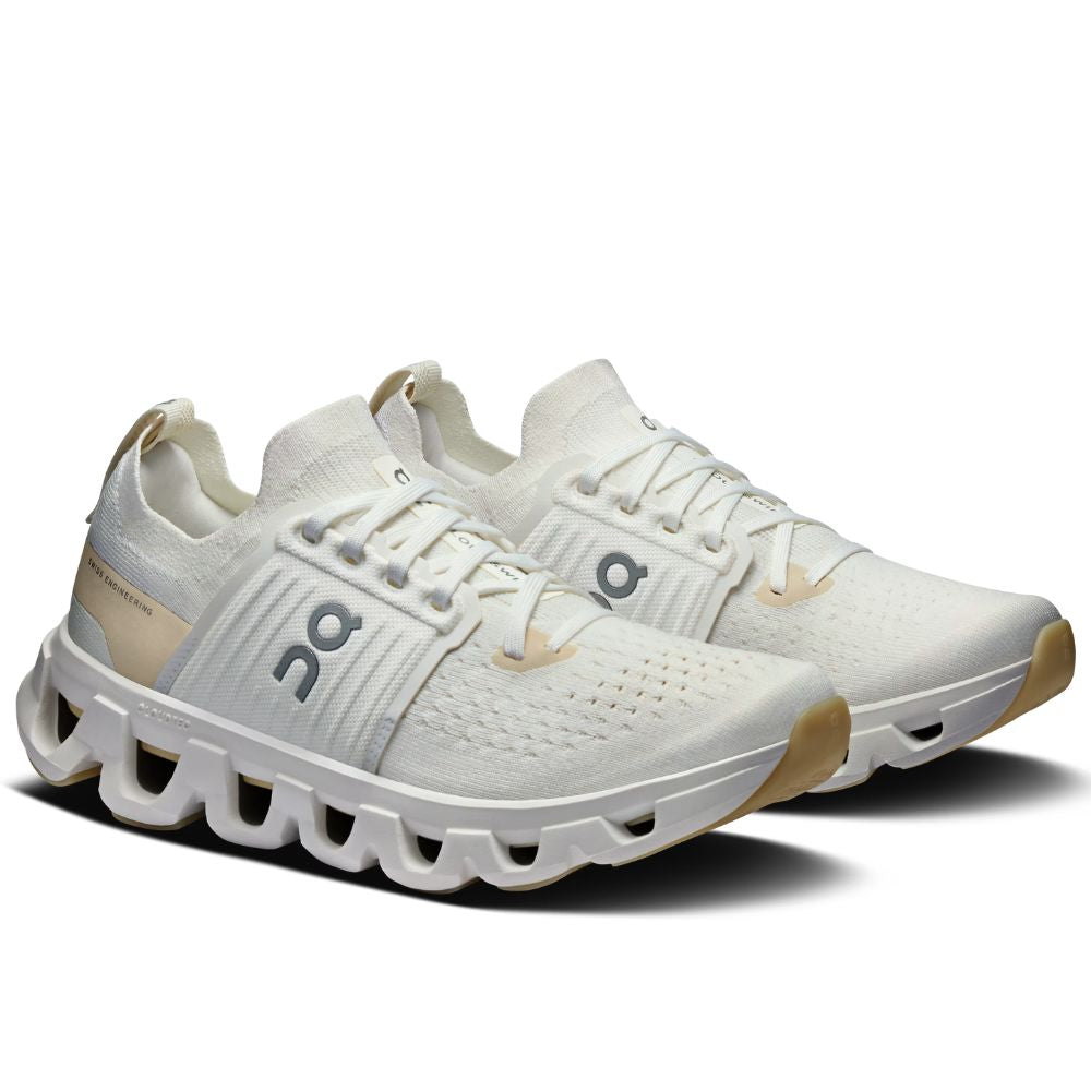 On Running Cloudswift 4 White Cream Zapatos Para Damas