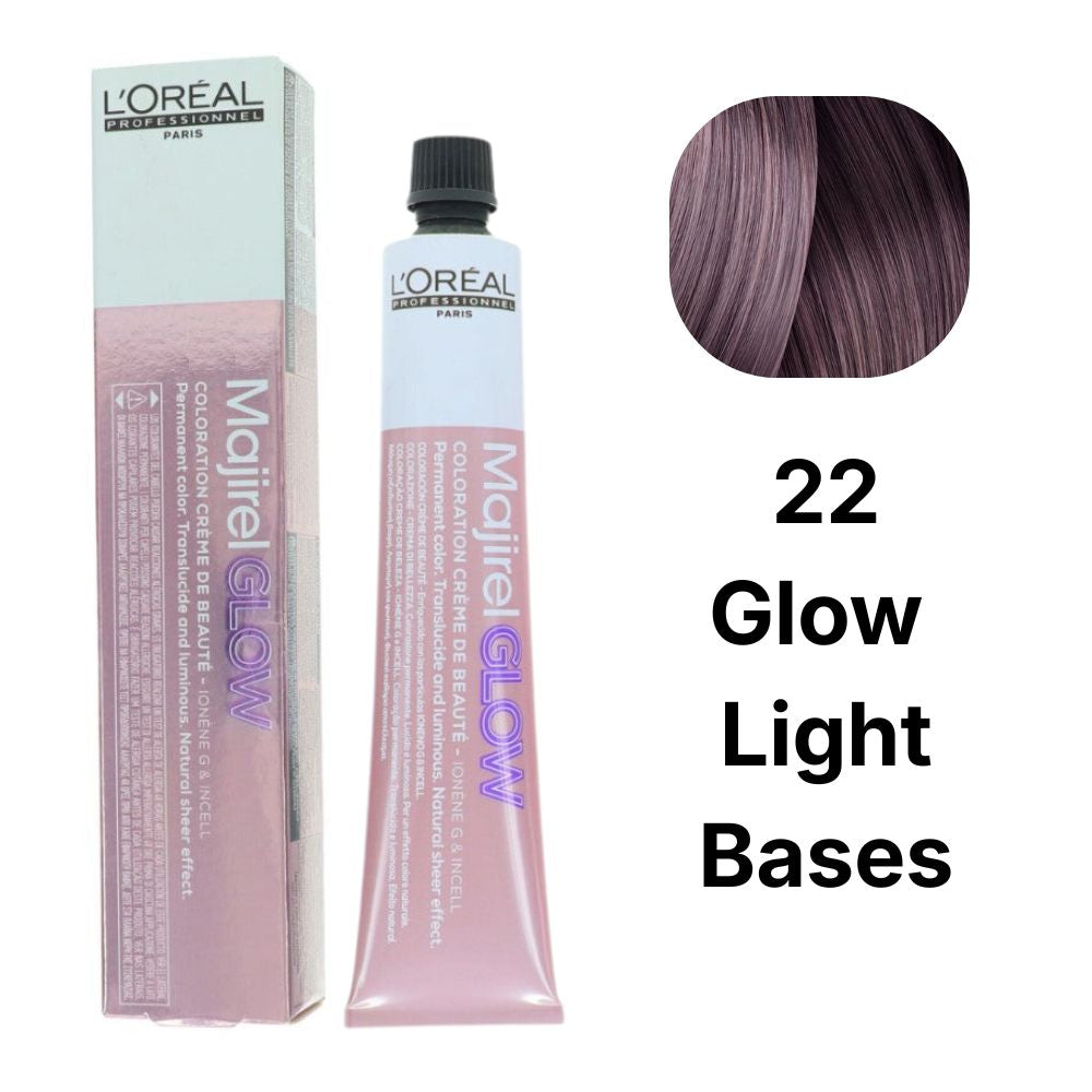 Tinte Para El Cabello L'Oreal Majirel Glow Light Bases L22 50ml