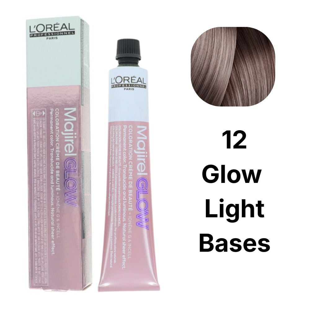 Tinte Para El Cabello L'Oreal Majirel Glow Light Bases L12 50ml