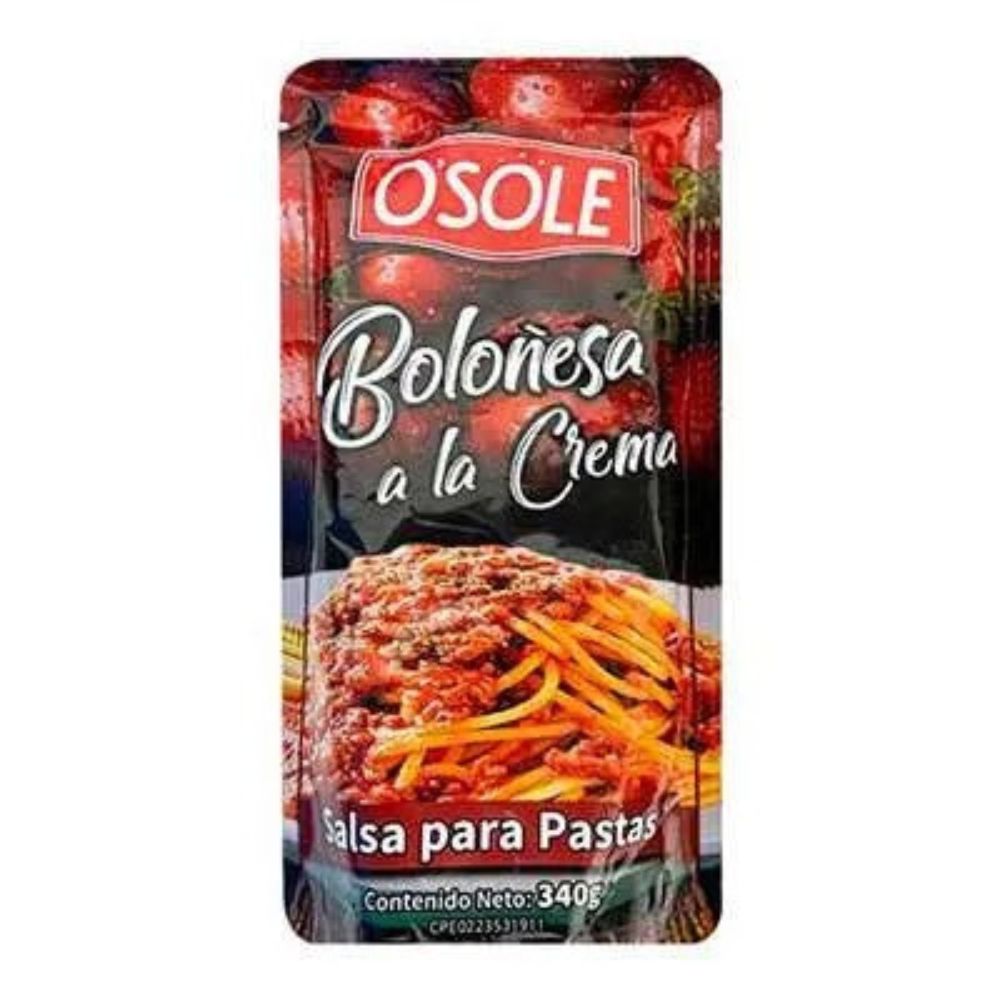 Osole Salsa Para Pasta Boloñesa A La Crema 340gr