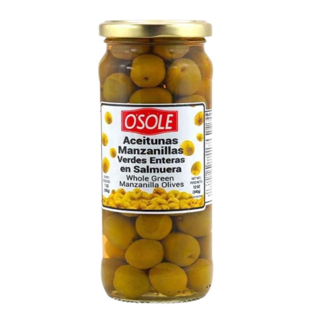 Osole Aceitunas Manzanilla Verdes Enteras 340gr
