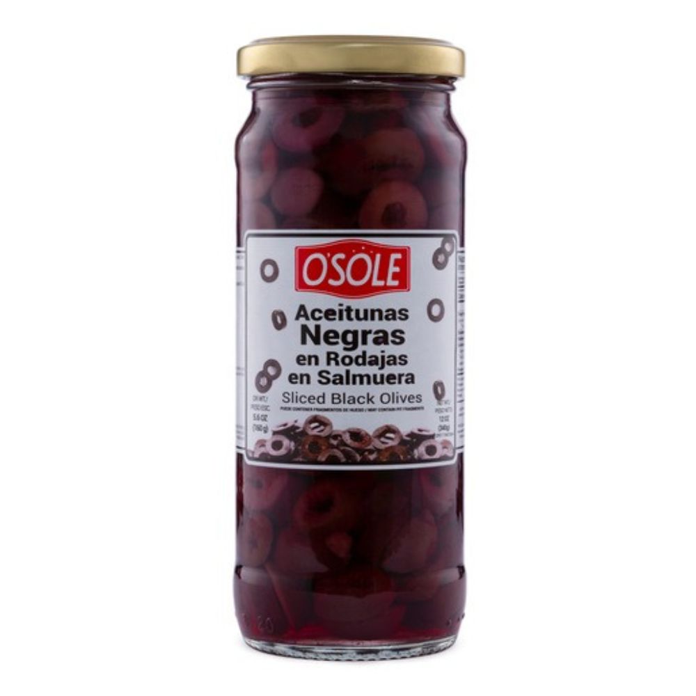 Osole Aceitunas Negras En Rodajas 340gr