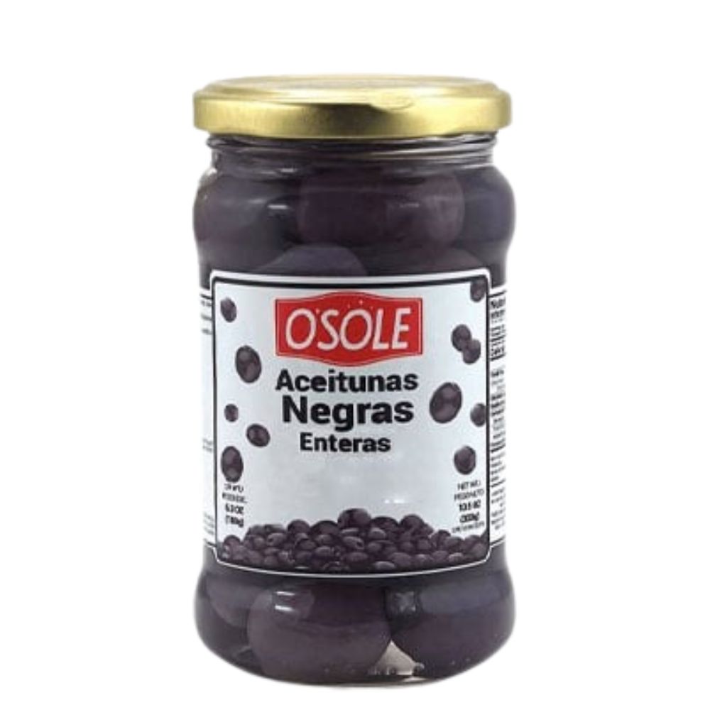 Osole Aceitunas Negras Enteras 300gr