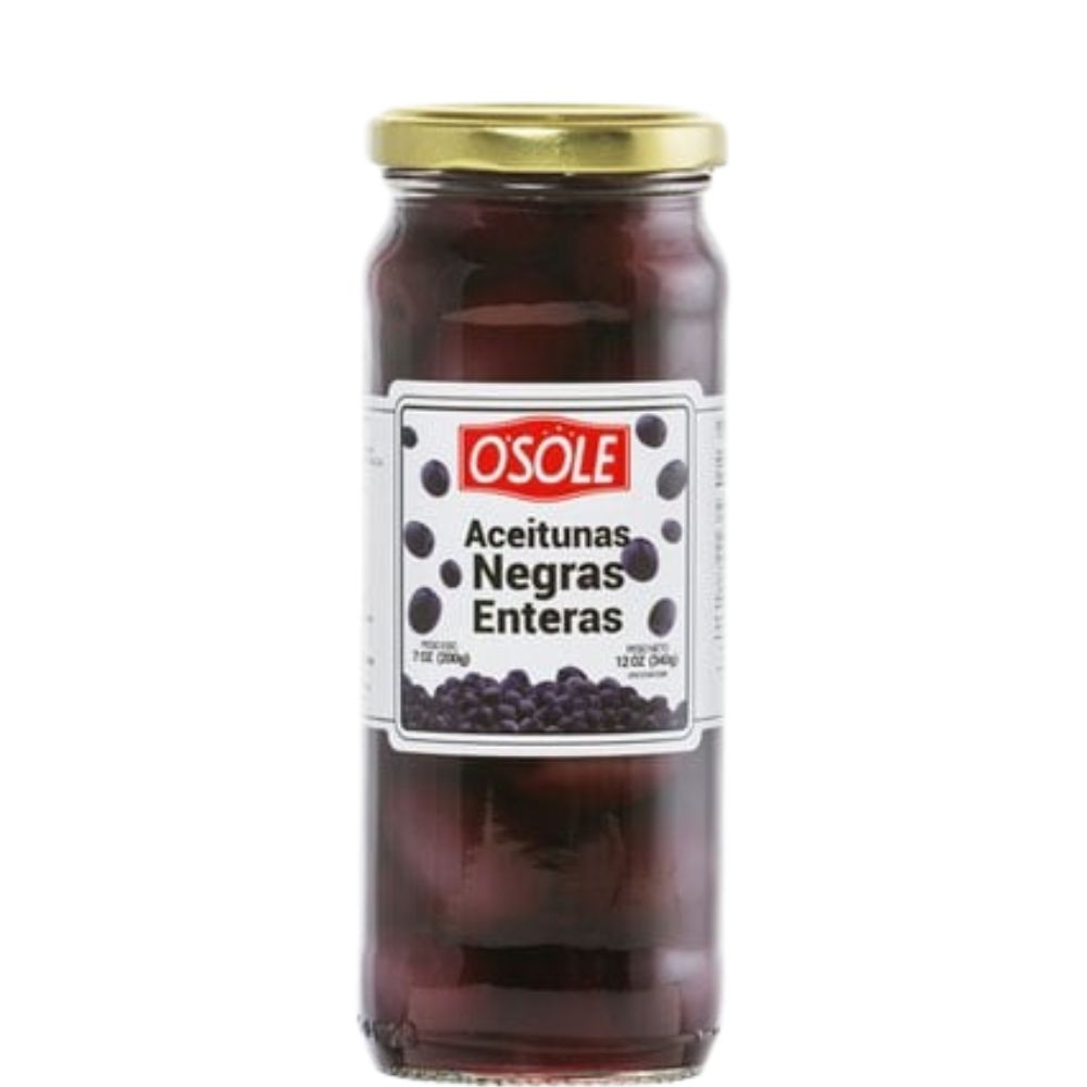 Osole Aceitunas Negras Enteras 340gr