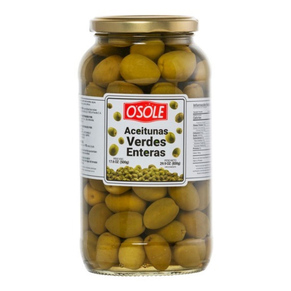 Osole Aceitunas Verdes Enteras 830gr