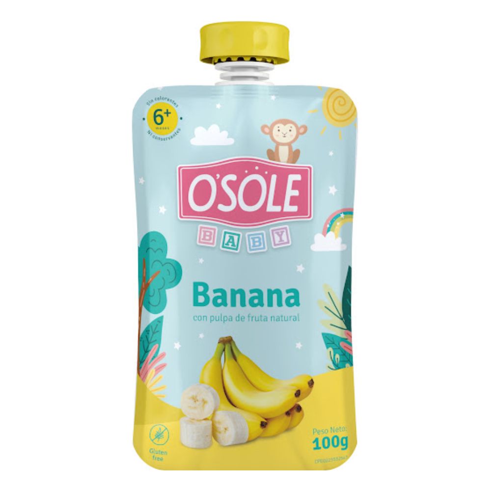 Osole Compota Sabor A Banana 100gr