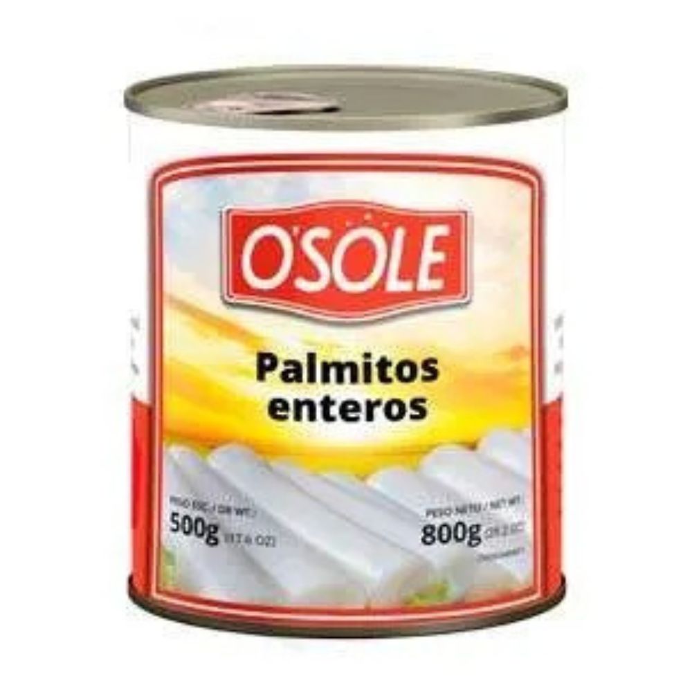 Osole Palmitos Enteros 800gr