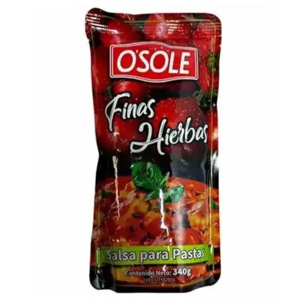 Osole Salsa Para Pasta Finas Hierbas 340gr