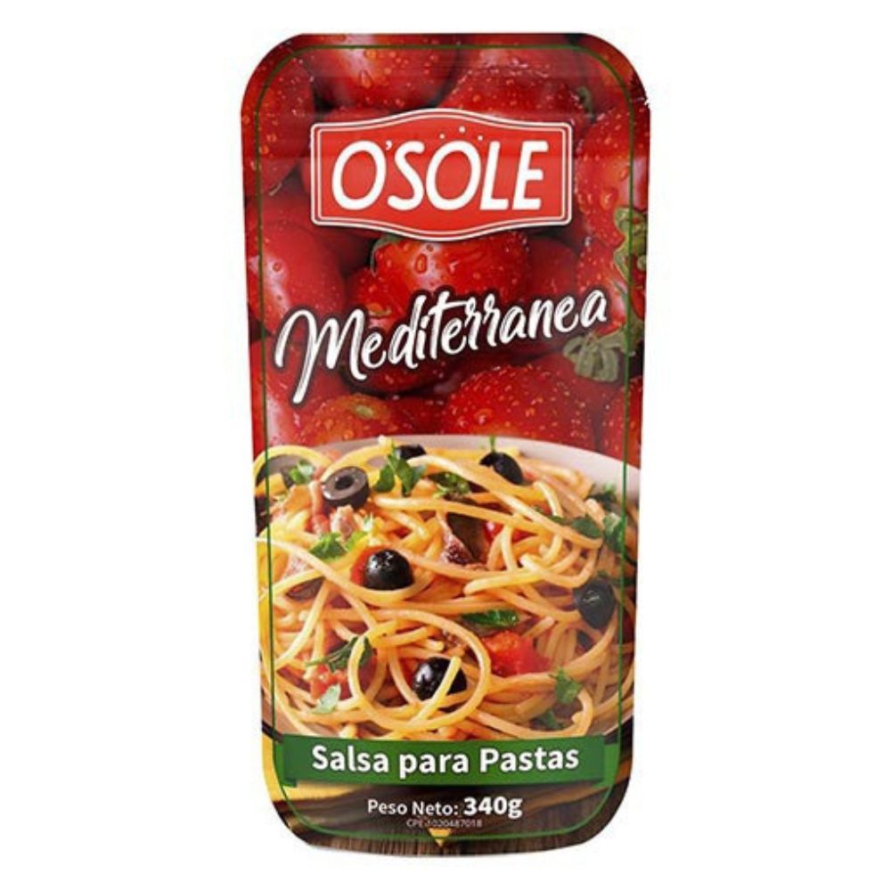 Osole Salsa Para Pasta Mediterránea 340gr