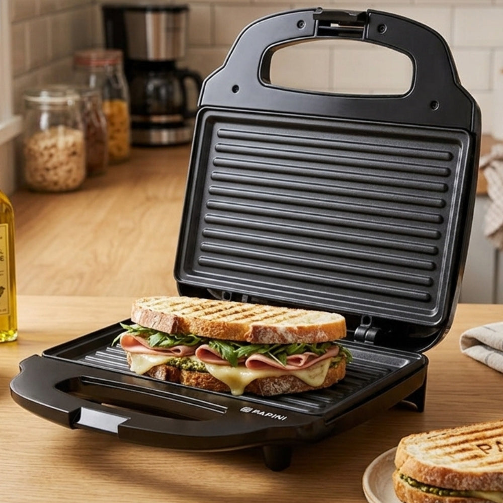 Prime Home Sanduchera Panini Grill 820W