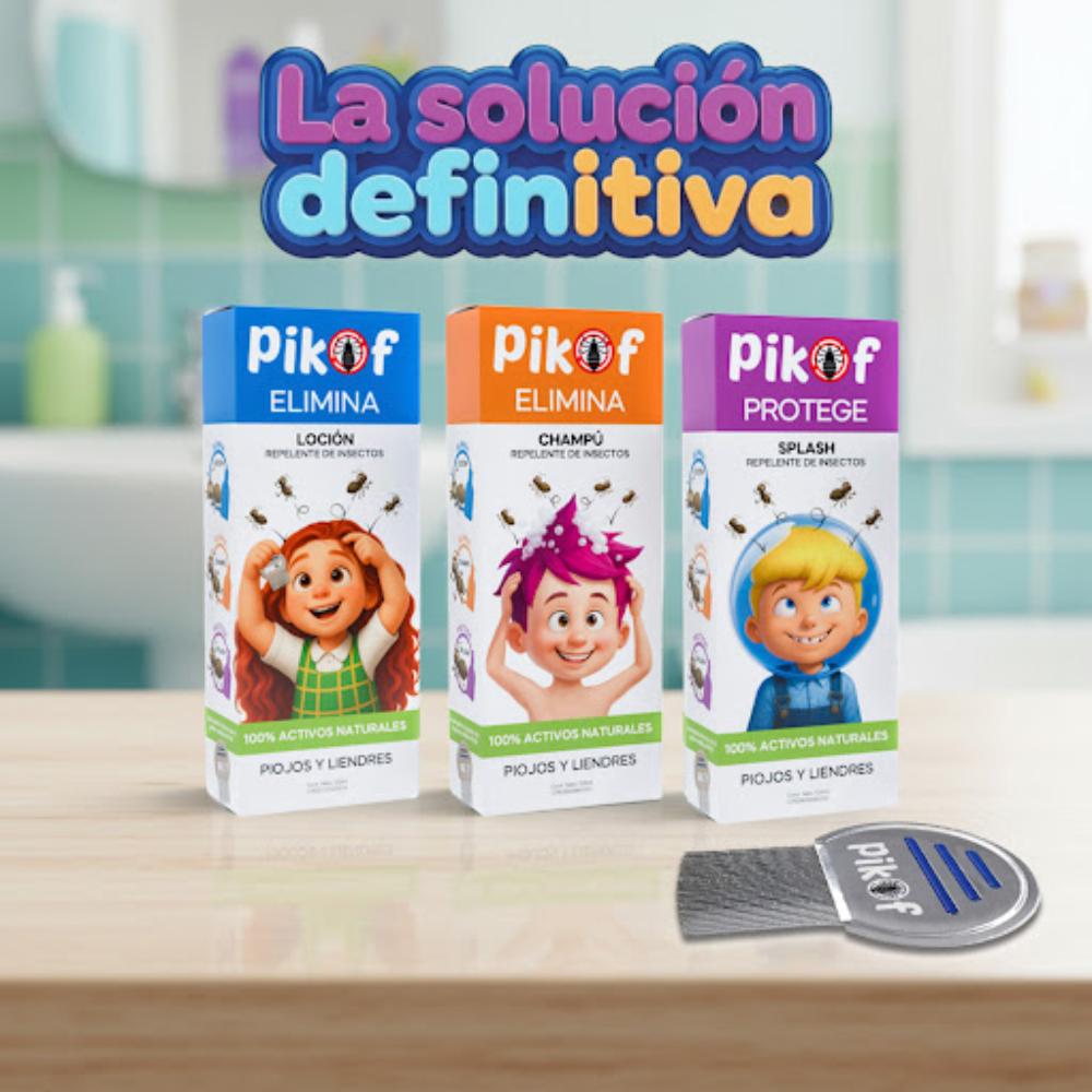 Pikof Protección Contra Piojos Paso 1 "Elimina" Locion 120ml