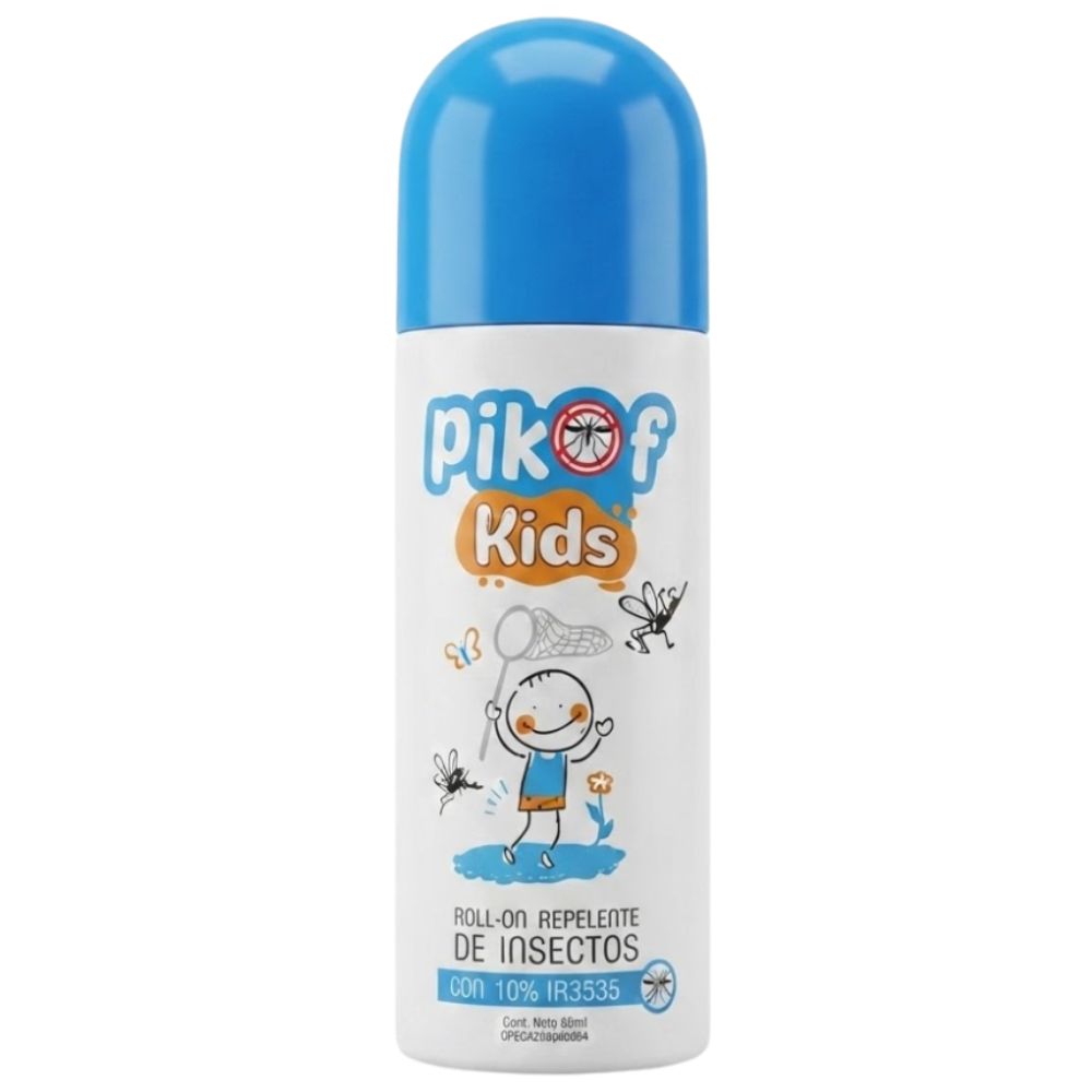 Pikof Repelente Para Mosquitos Kids Roll On 90ml