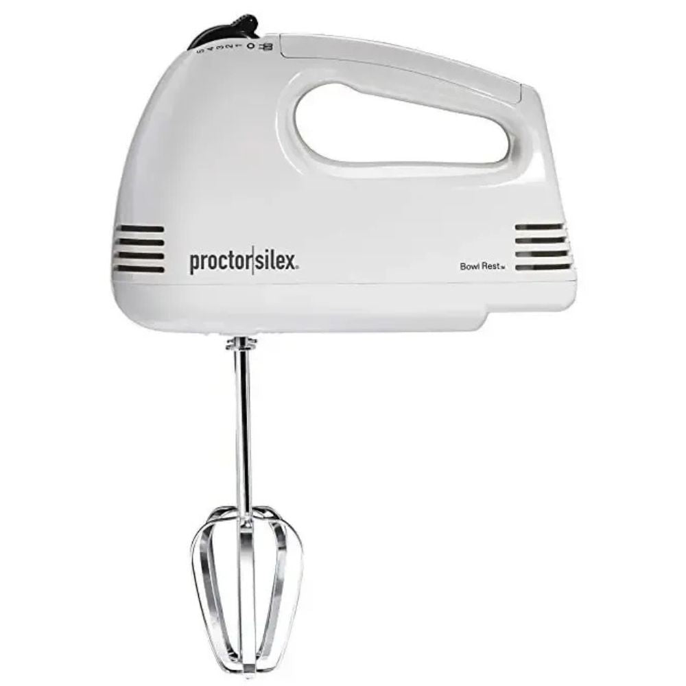 Proctor Silex Batidora De Mano 5 Velocidades Blanca