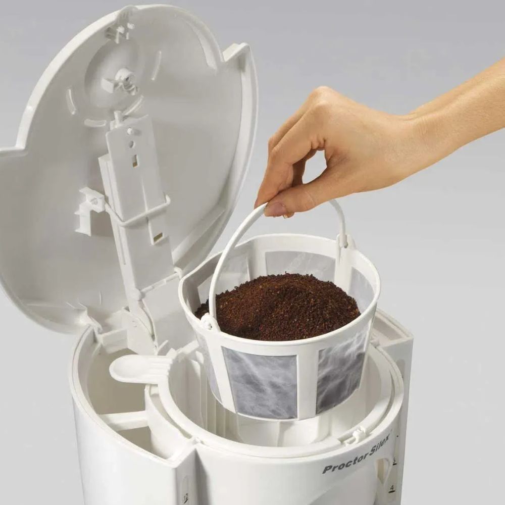 Proctor Silex Cafetera 12 Tazas Blanca