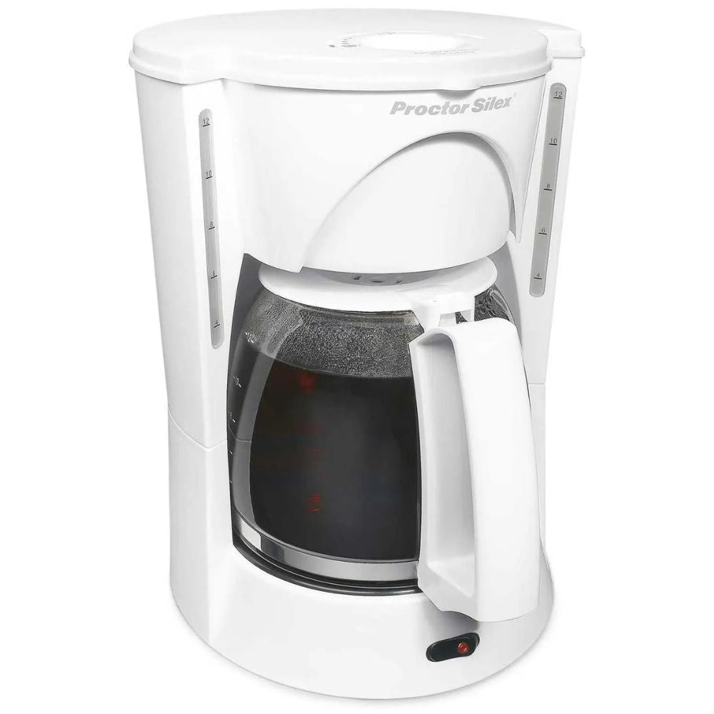Proctor Silex Cafetera 12 Tazas Blanca