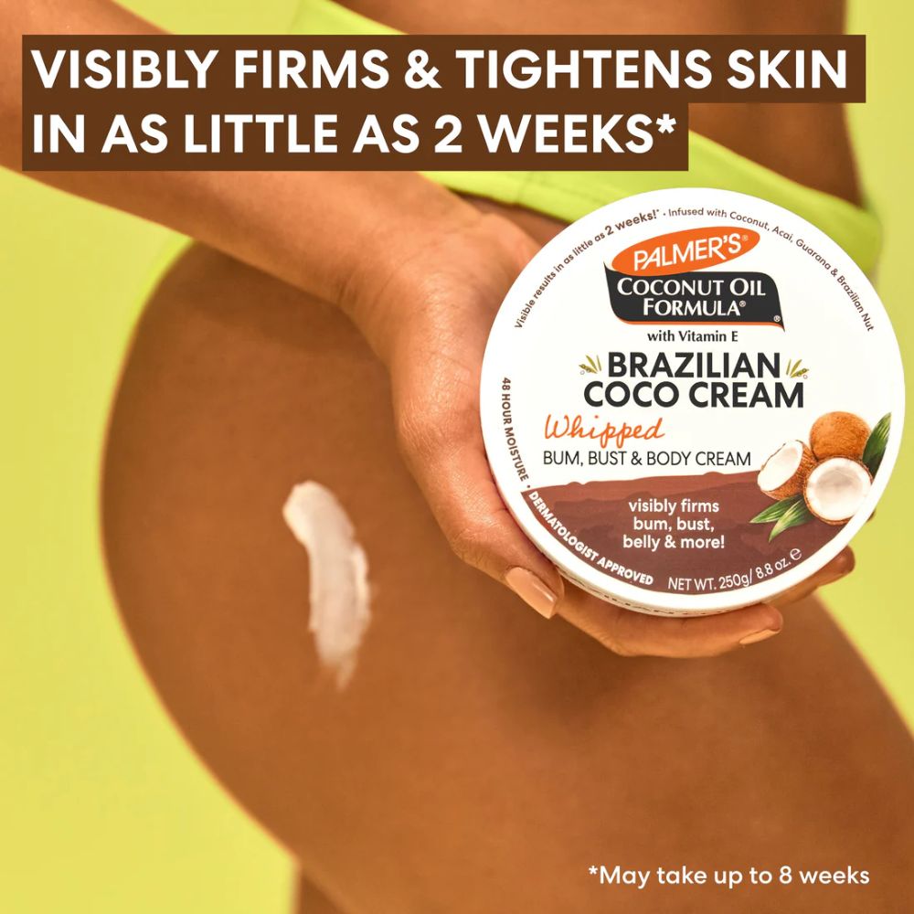 Palmer's Brazilian Coco Whipped Firming Bum, Bust & Body Creamg 250g