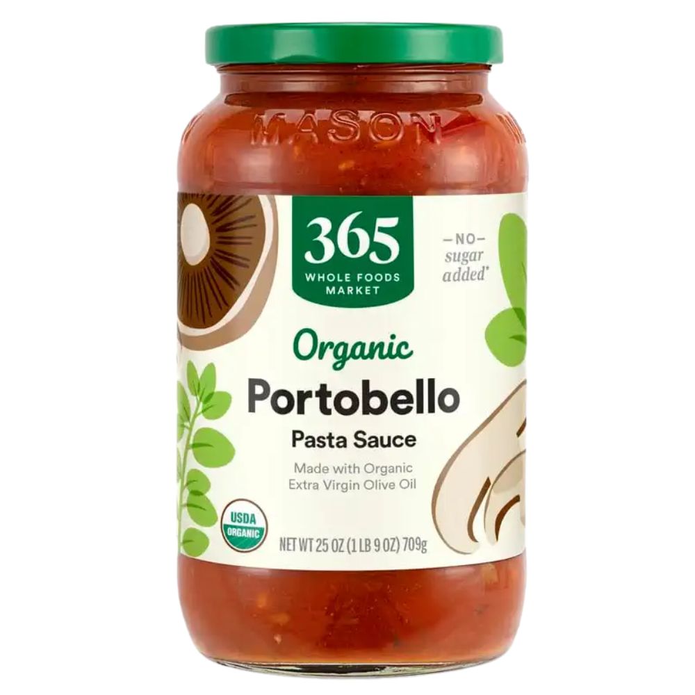 365 Whole Foods Market  Organic Portobello Pasta Sauce 709g