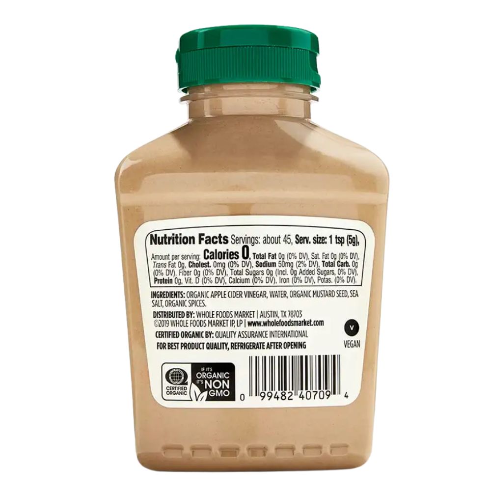 365 Whole Foods Market Organic Dijon Mustard 227g