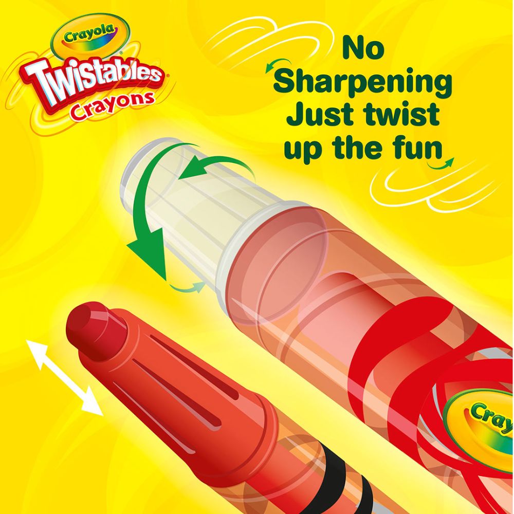 Crayola Mini Twistables Crayons 24 Und 3+