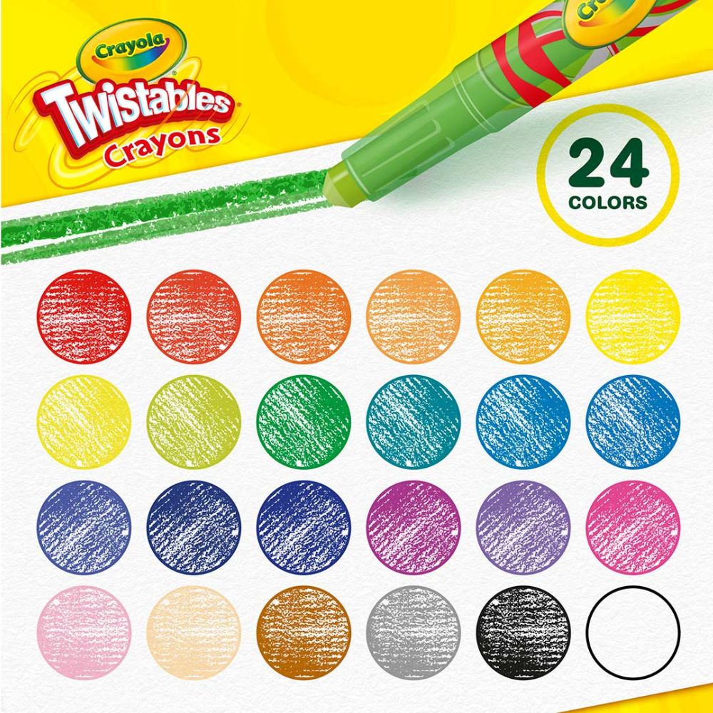 Crayola Mini Twistables Crayons 24 Und 3+